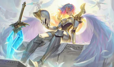Sleek Kayle Wallpaper Games Wallpaper 4K 1920x1133 Hd, Pc, Desktop, Wallpaper, Featuring, Kayle, From, The, Video, Game, League, Legends, White, Ultrawide, Full HD