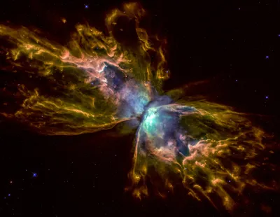 Vibrant Sci Nebula Wallpaper 4K, Space category