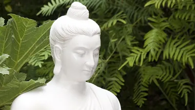 Sculpture Religious Buddha Abstract Wallpaper 4K 1920x1080 Sculpture, Religious, Buddha, Hd, Desktop, Wallpaper, Background, White, Ultrawide, Full HD