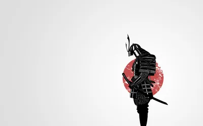Fantasy Samurai Minimalist White Red Minimal Wallpaper 4K 1920x1200 Hd, Desktop, Wallpaper, Featuring, A, Fantasy, Samurai, Against, Minimalist, White, Red, Circular, Ultrawide, Full HD