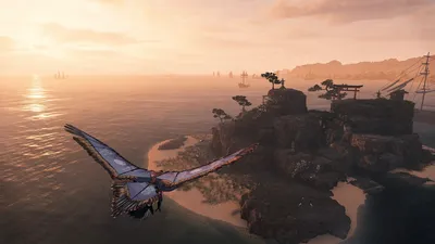 Rise Nin Video Games Wallpaper 4K 1920x1080 Hd, Wallpaper, Of, Rise, The, Rōnin, Video, Nin, Game, Featuring, Eagle, Flying, Black, Brown, White, Ultrawide, Full HD