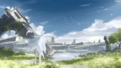 Anime 4096x2304 Abstract Abstract Wallpaper 4K 4096x2304 Anime, 4096x2304, Gray, White, Ultrawide, 4k