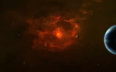 Bright Planet Wallpaper Space Wallpaper 4K 3840x2400 Planet, Space, Sci, Fi, Nebula, Hd, Desktop, Wallpaper, Brown, Ultrawide, 4k