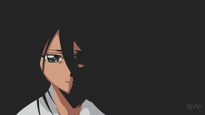 Bright Minimalist Wallpaper Black/Dark Wallpaper 4K 1920x1080 Minimalist, Hd, Pc, Desktop, Wallpaper, Featuring, Rukia, Kuchiki, Anime, Bleach:, Showcasing, Stark, Gray, Ultrawide, Full HD