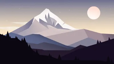 Golden Moon Wallpaper Nature Wallpaper 4K 1920x1080 Moon, Minimalist, Nature, Artistic, Mountain, Hd, Desktop, Wallpaper, Gray, Ultrawide, Full HD
