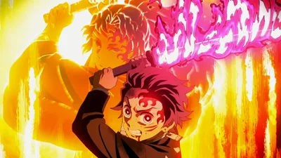 Vibrant Anime Art Abstract Wallpaper 4K 1920x1080 Hd, Pc, Desktop, Wallpaper, Featuring, Vibrant, Anime, Art, Demon, Slayer, Kimetsu, Yaiba, White, Ultrawide, Full HD