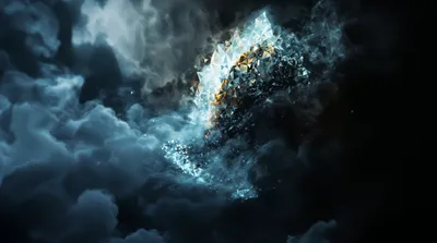 Dark Cosmic Storm Swirling Luminous Space Wallpaper 4K 4128x2304 4k, Ultra, Hd, Pc, Desktop, Wallpaper, A, Dark, Cosmic, Storm, Swirling, Clouds, Gray, Ultrawide