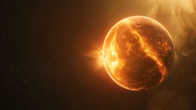 Quad Fire Scorched Molten Planet Space Wallpaper 4K 2912x1632 2k, Quad, Hd, Pc, Desktop, Wallpaper, A, Fire-scorched, Molten, Planet, Aflame, Space, Orange, Red, Brown, Ultrawide, QHD