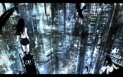 Bold Anime Wallpaper World Wallpaper 4K 2080x1300 Anime, Cityscape, In, High, Detail, Showcases, A, Futuristic, Urban, Skyline, Glowing, Lights, Black, Brown, Ultrawide, Full HD