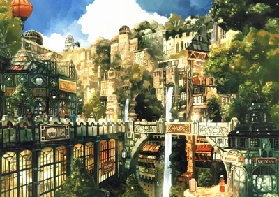 Detailed Fantasy Cityscape Buildings World Wallpaper 4K 2828x1992 Hd, Pc, Desktop, Wallpaper, Showing, A, Detailed, Fantasy, Cityscape, Intricate, Buildings, Nestled, White, Landscape, QHD