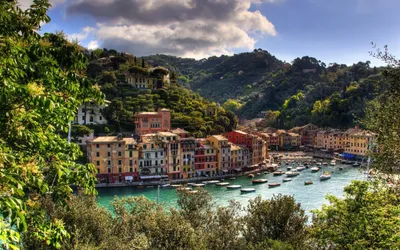 Epic Colorful Wallpaper Abstract Wallpaper 4K 1920x1200 Colorful, Houses, Line, The, Waterfront, Of, Charming, Italian, Town, Riomaggiore, Boats, Floating, Gray, Ultrawide, Full HD
