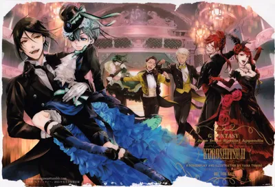 Elegant Anime Characters Black Butler Black/Dark Wallpaper 4K 2940x2000 Hd, Pc, Desktop, Wallpaper, Featuring, Elegant, Anime, Characters, Black, Butler, Dressed, Formal, White, Landscape, QHD