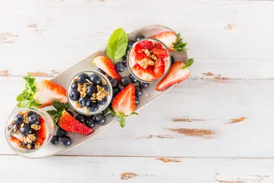 Sleek Fruit Wallpaper Abstract Wallpaper 4K 6016x4016 Fruit, Blueberry, Strawberry, Dessert, Berry, Food, Yogurt, Hd, Desktop, White, Landscape, 4k