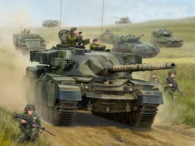 Military Themed Soldiers Nature Wallpaper 4K 1920x1440 Hd, Military-themed, Desktop, Wallpaper, Featuring, Soldiers, And, Multiple, Tanks, Advancing, Across, Grassy, White, Landscape, Full HD