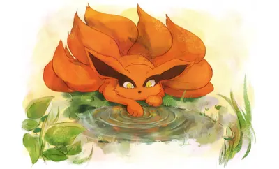 Epic Kurama Wallpaper Abstract Wallpaper 4K 1980x1200 Hd, Desktop, Wallpaper, Featuring, Kurama, Kyūbi, From, Naruto, Resting, Water, 039, Edge, White, Orange, Ultrawide, Full HD