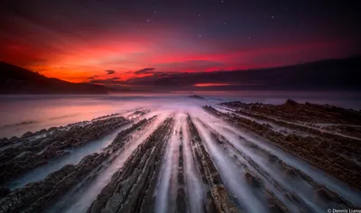 Dark Sunset Wallpaper Nature Wallpaper 4K 4000x2367 Sunset, Over, Rock, Formation, On, Coast, Of, Spain, Dennis, Liang, Gray, Pink, Ultrawide, 4k