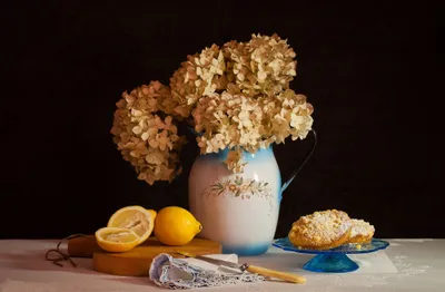 Moody Knife Wallpaper Nature Wallpaper 4K 2000x1312 Knife, Vase, Flower, Cake, Lemon, Photography, Still, Life, Desktop, Gray, Ultrawide, Full HD