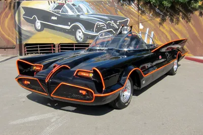 Sleek Black Batmobile Wallpaper 4K, Black/Dark category