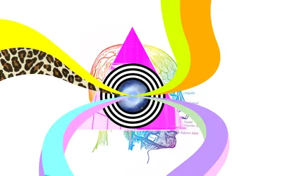 Moody Funny Wallpaper Abstract Wallpaper 4K 1920x1200 Funny, Hd, Pc, Desktop, Wallpaper, Featuring, A, Colorful, Abstract, Brain, Swirling, Ribbons, White, Yellow, Purple, Ultrawide, Full HD