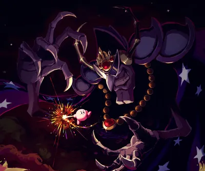 Kirby Facing Menacing Dark Dragon Games Wallpaper 4K 2880x2400 Hd, Pc, Desktop, Wallpaper, Featuring, Kirby, Facing, A, Menacing, Dark, Dragon, Glowing, Black, Brown, Square, QHD
