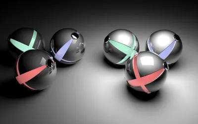 Serene Abstract Wallpaper Abstract Wallpaper 4K 1920x1200 Hd, Abstract, Pc, Desktop, Wallpaper, Featuring, Reflective, Spheres, Glowing, Pastel, X-shaped, Patterns, Gray, Ultrawide, Full HD