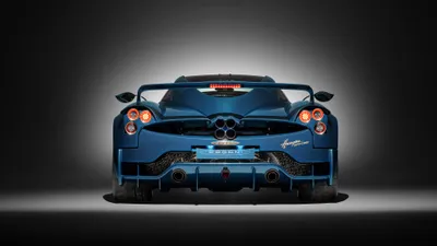 Crisp Pagani Wallpaper Abstract Wallpaper 4K 3840x2160 Hd, Desktop, Wallpaper, Showcasing, The, Rear, View, Of, Pagani, Huayra, Epitome, Highlighting, Gray, Ultrawide, 4k