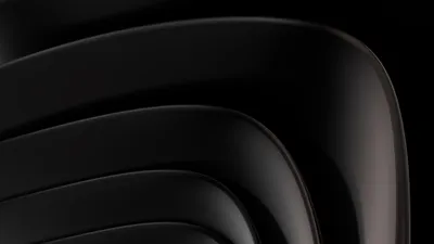 Crisp Abstract Wallpaper Black/Dark Wallpaper 4K 3840x2160 Abstract, Black, Curved, Shapes, Form, A, Smooth, Layered, Design, Ultra, Desktop, Ultrawide, 4k