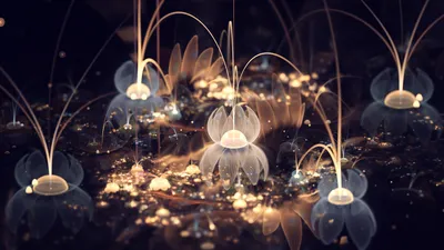 Golden Vibrant Wallpaper Abstract Wallpaper 4K 1920x1080 A, Vibrant, Cgi, Abstract, Design, Featuring, Glowing, Ethereal, Shapes, Dynamic, Light, Bursts, Brown, Gray, Ultrawide, Full HD