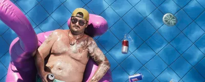 Depicting Grand Theft Auto Shirtless Abstract Wallpaper 4K 3560x1424 Hd, Pc, Desktop, Wallpaper, Depicting, Grand, Theft, Auto, Shirtless, Tattooed, Man, Sunglasses, Red, Pink, Ultrawide, QHD