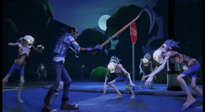 Character Video Game Fortnite Battles Games Wallpaper 4K 1920x1055 A, Character, From, The, Video, Game, Fortnite, Battles, Skeletal, Enemies, Under, Moonlit, Brown, Ultrawide, Full HD