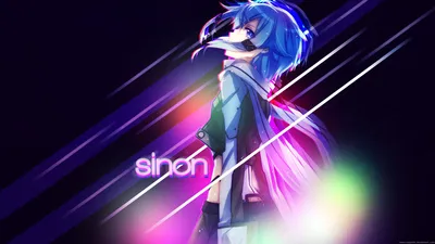 Sinon Anime Sword Wallpaper 4K, Abstract category
