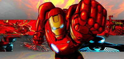 Crisp Spider Wallpaper Abstract Wallpaper 4K 1920x918 Spider, Man, Comic, Iron, Hd, Desktop, Wallpaper, Red, Ultrawide, Full HD