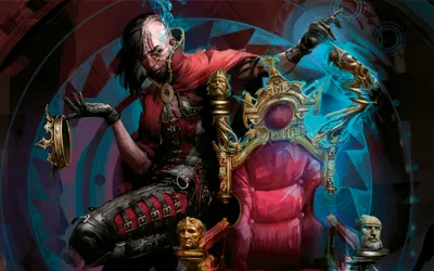 Radiant Man Wallpaper Fantasy Wallpaper 4K 2560x1600 Man-made, Magic, The, Gathering, 2k, Quad, Hd, Pc, Desktop, Sinister, Robed, Brown, Pink, Ultrawide, QHD