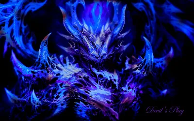 Serene Dark Wallpaper Black/Dark Wallpaper 4K 2560x1600 Hd, Pc, Desktop, Wallpaper, Featuring, A, Dark, Menacing, Demon, Engulfed, Intense, Blue, Red, Ultrawide, QHD