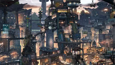 Sprawling Fantasy Cityscape Filled World Wallpaper 4K 2560x1440 Hd, Pc, Desktop, Wallpaper, Of, A, Sprawling, Fantasy, Cityscape, Filled, Intricate, Towers, White, Ultrawide, QHD
