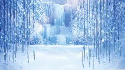 Radiant Serene Wallpaper Nature Wallpaper 4K 2880x1620 Hd, Desktop, Wallpaper, Featuring, A, Serene, Winter, Scene, Movie, Frozen, Icy, Waterfalls, White, Ultrawide, QHD