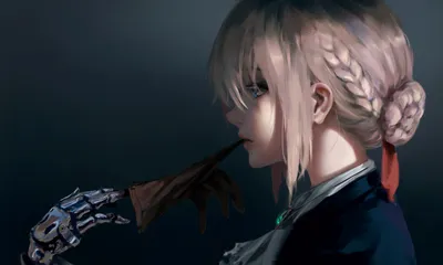 Anime Character Violet Evergarden Wallpaper 4K, Technology category