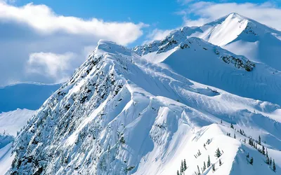 Vivid Snowy Wallpaper Nature Wallpaper 4K 1920x1200 Hd, Desktop, Wallpaper:, Of, A, Snowy, Mountain, Peak, Under, Clear, Blue, Sky, White, Ultrawide, Full HD
