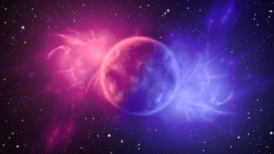 Sci Space Luminous Space Wallpaper 4K 1920x1080 Hd, Pc, Desktop, Wallpaper, Sci-fi, Space, Scene, With, Sci, Luminous, Purple-pink, Planet, Purple, Pink, Ultrawide, Full HD
