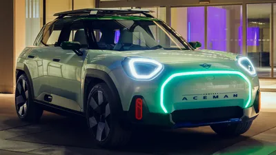 Mini Aceman Vehicle Cars Wallpaper 4K 1920x1080 Hd, Wallpaper, Of, A, Mini, Aceman, Vehicle, Parked, Showcasing, Distinctive, Front, Design, Orange, Purple, Brown, Ultrawide, Full HD