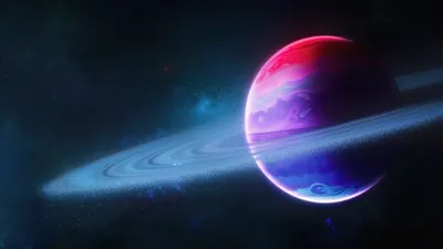Sci Space Vivid Purple Space Wallpaper 4K 5120x2880 5k, Ultra, Hd, Pc, Desktop, Wallpaper, Sci-fi, Space, Scene, Vivid, Purple-pink, Ringed, Pink, Gray, Ultrawide, 4k