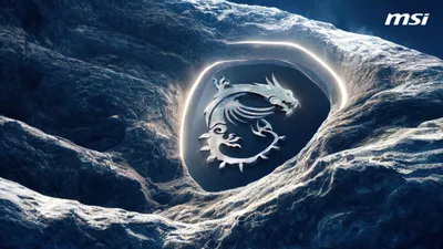 Msi Dragon Logo Embedded Rocky Technology Wallpaper 4K 3840x2160 4k, Ultra, Hd, Pc, Desktop, Wallpaper, Featuring, Msi's, Msi, 039, Dragon, Logo, Gray, Ultrawide