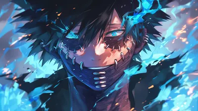 Calm Vibrant Wallpaper Abstract Wallpaper 4K 2912x1632 A, Vibrant, Hd, Wallpaper, Featuring, Dabi, From, My, Hero, Academia, Showcasing, His, Gray, White, Ultrawide, QHD