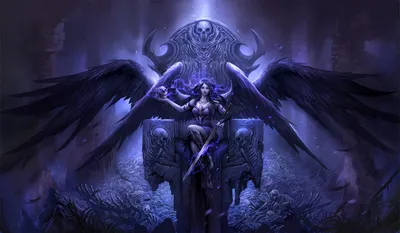 Gothic Fantasy Angel Warrior Black Black/Dark Wallpaper 4K 1920x1121 A, Gothic, Fantasy, Scene, Featuring, An, Angel, Warrior, Black, Wings, Glowing, Sword, Brown, Ultrawide, Full HD