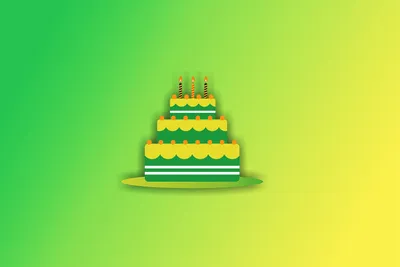 Vivid Birthday Wallpaper Abstract Wallpaper 4K 4921x3290 Birthday, Cake, With, Candles, By, Marian, Anbu, Juwan, Yellow, Green, Landscape, 4k