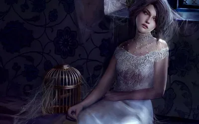 Vibrant Dark Wallpaper Black/Dark Wallpaper 4K 1920x1200 A, Dark-themed, Hd, Pc, Desktop, Wallpaper, Featuring, Woman, Ethereal, Gown, Sitting, Beside, Gray, Ultrawide, Full HD