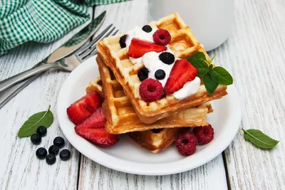 Misty Still Wallpaper Abstract Wallpaper 4K 2188x1460 Still, Life, Breakfast, Strawberry, Blueberry, Food, Waffle, Hd, Desktop, White, Landscape, Full HD
