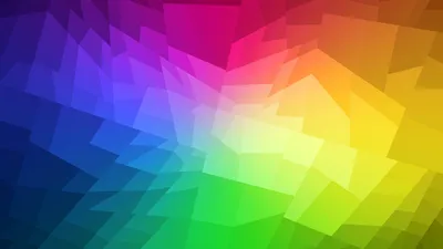 Colorful Abstract Layered Translucent Abstract Wallpaper 4K 1920x1080 Colorful, Abstract, Hd, Pc, Desktop, Wallpaper, Background, Featuring, Layered, Translucent, Polygons, Vibrant, Yellow, Red, Ultrawide, Full HD