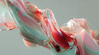 Radiant Abstract Wallpaper Abstract Wallpaper 4K 4072x2280 Abstract, Glass-morphism, 4k, Ultra, Hd, Pc, Desktop, Wallpaper, Flowing, Translucent, Ribbons, Teal, Gray, Ultrawide