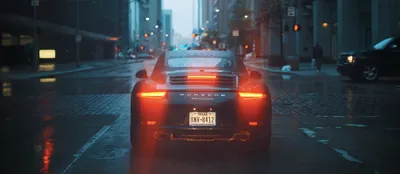Black Carrera Wet Cars Wallpaper 4K 4800x2092 Hd, Desktop, Wallpaper, Featuring, A, Black, Porsche, 911, Carrera, Driving, Wet, Rainy, White, Brown, Ultrawide, 4k